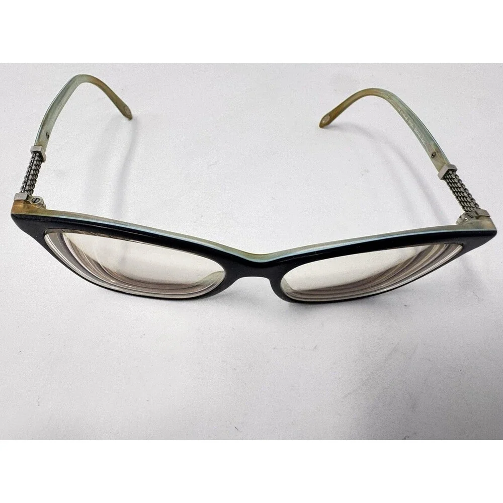 Tiffany & Co TF2116-B 8193 Eyeglass Frames Only 53-16-140 Black Turquoise Italy